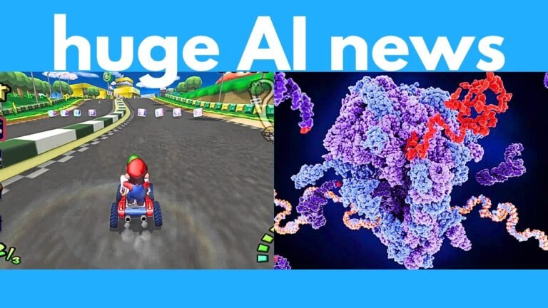 Realtime AI video games, AI makes antibodies, video to 3D, colorize animations, new TTS