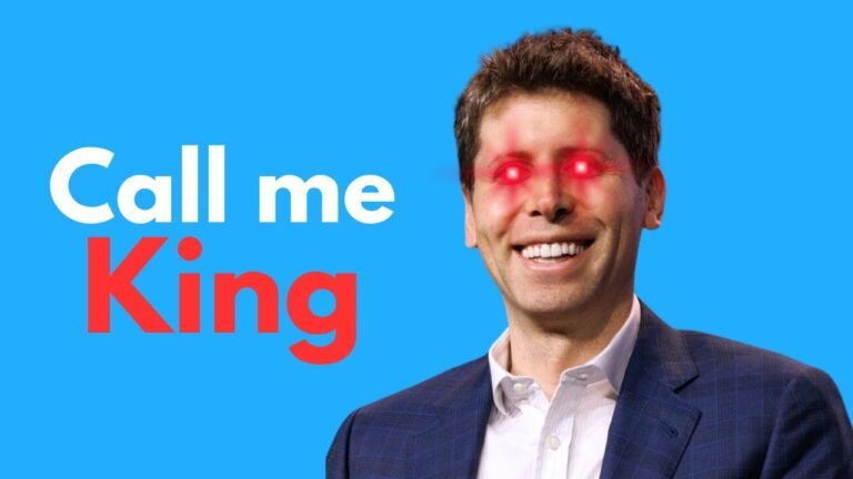 Sam Altman’s Disturbing Plan to Control the World
