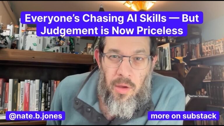 Everyone’s Chasing AI Skills—But Judgement is Now Priceless