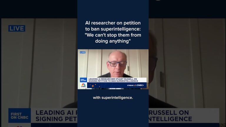AI researcher on petition to ban superintelligence: ‘We can’t stop them from doing anything’