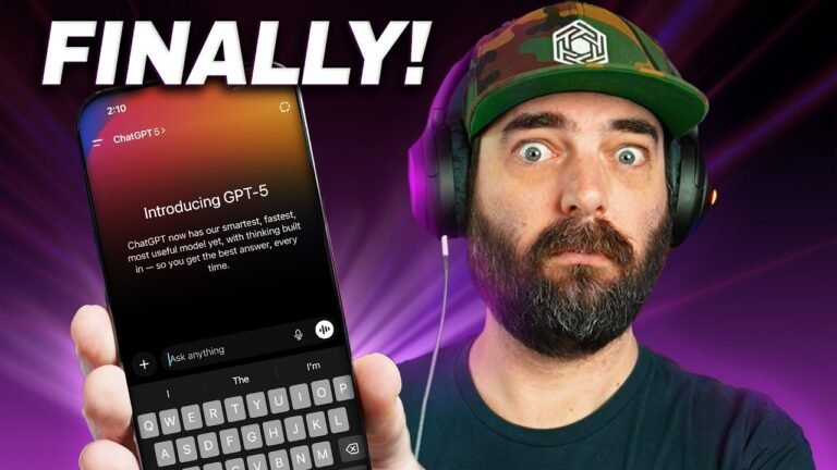 Complete ChatGPT-5 Breakdown and First Impressions