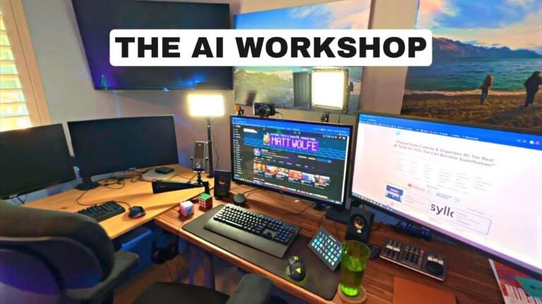 Matt Wolfe’s AI Workshop (Studio Tour)