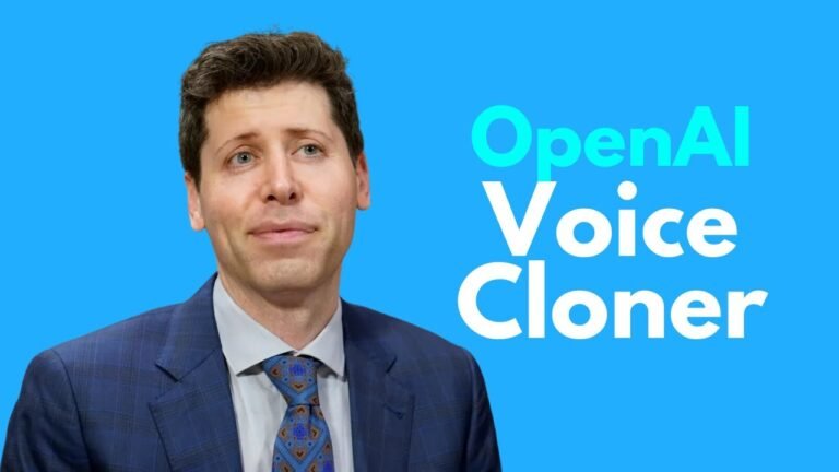 OpenAI’s NEW Voice Engine (Voice Cloner) Shocks Everyone