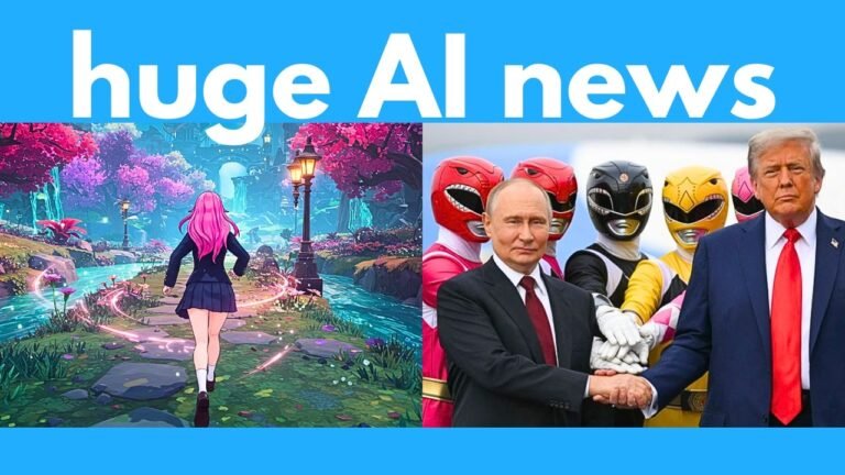 New DeepSeek, image to video game, Google kills photoshop, robot army, 3D cloud to mesh. AI NEWS