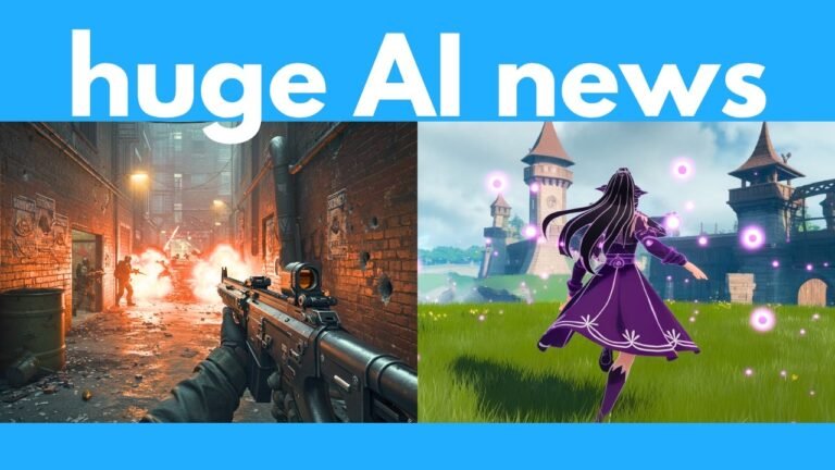 Realtime AI video games, OpenAI goes open source, ultra fast AI video, Claude 4.1, full storybooks