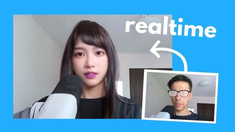 I turned into a cute girl in realtime. Here’s how
