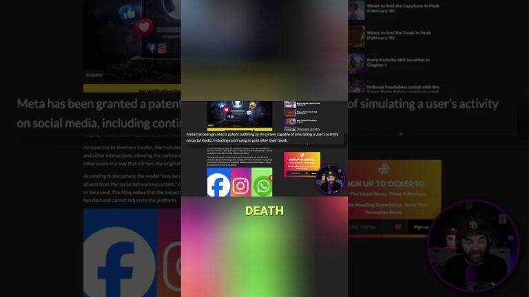 Meta Patents AI To Post After You’re Dead